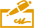 pen writing check icon